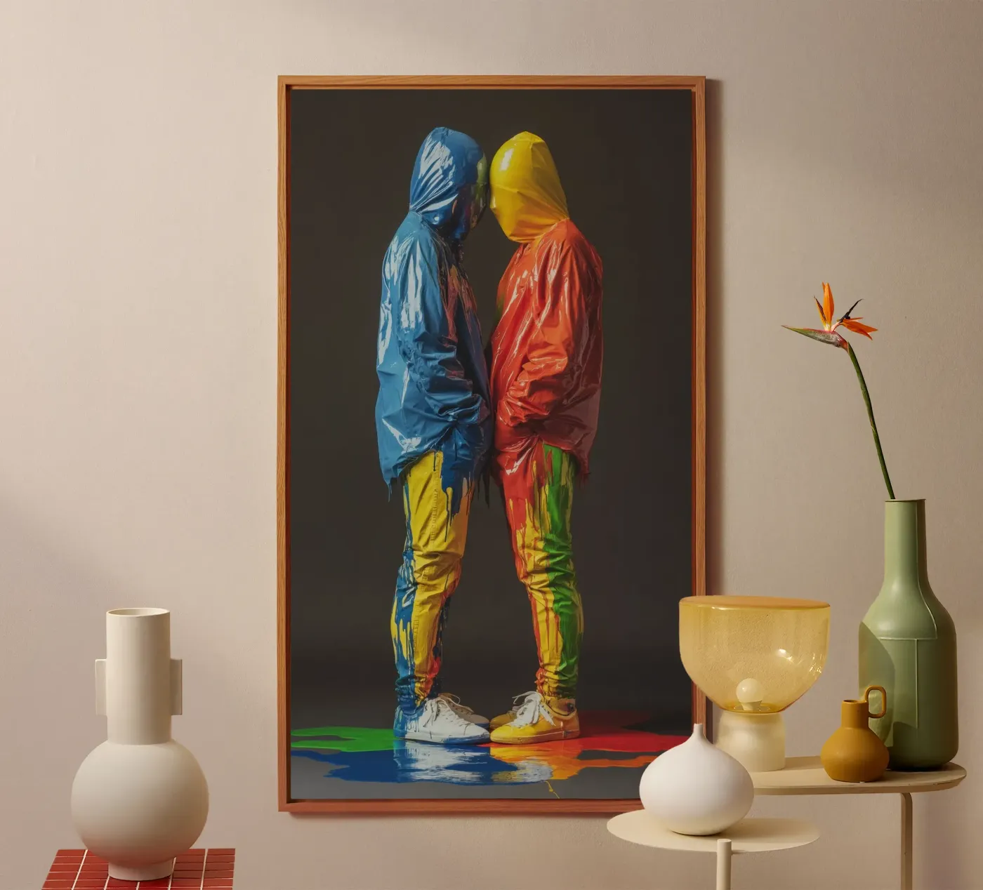 Painted forex plate by Art Unleashed