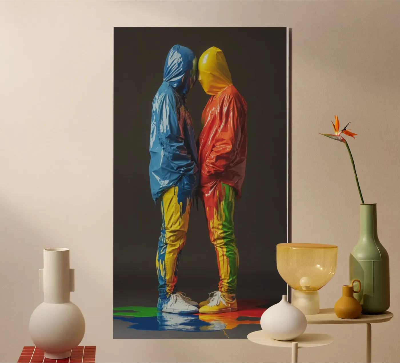 Painted forex plate by Art Unleashed