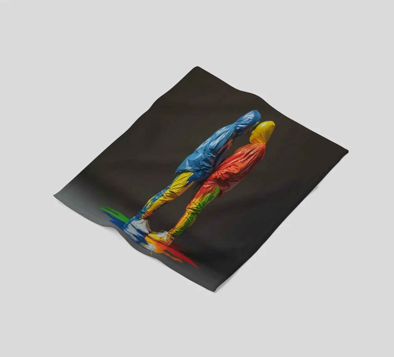 Painted Fleecedecke von Art Unleashed