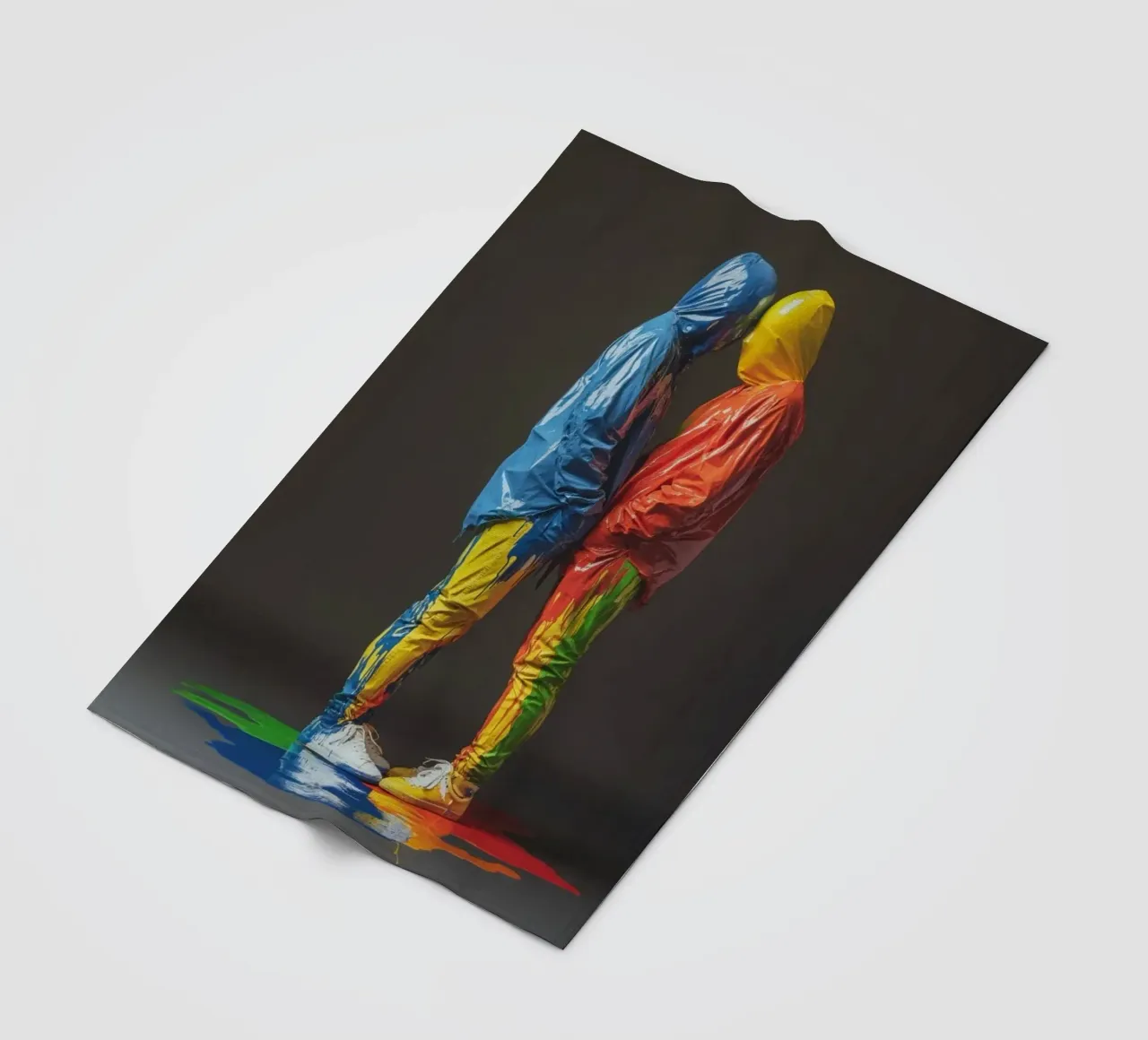 Painted Fleecedecke von Art Unleashed