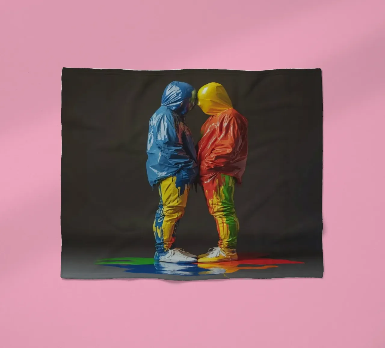 Painted Fleecedecke von Art Unleashed