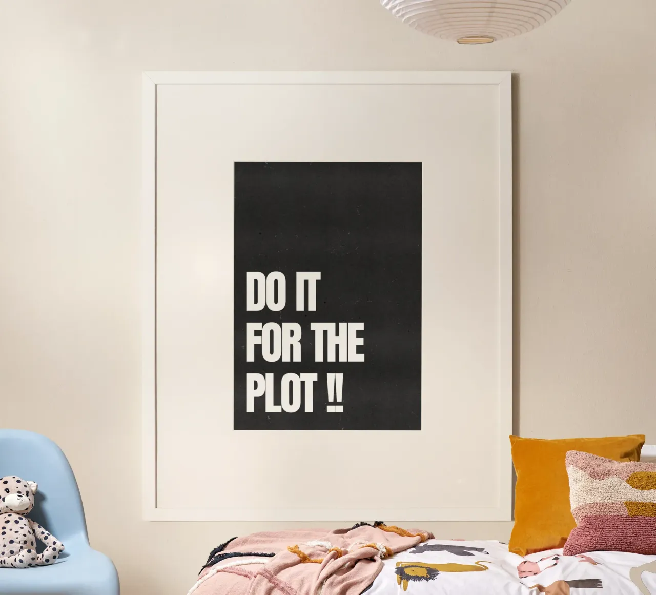 Do it for the plot poster van QuoteFrame