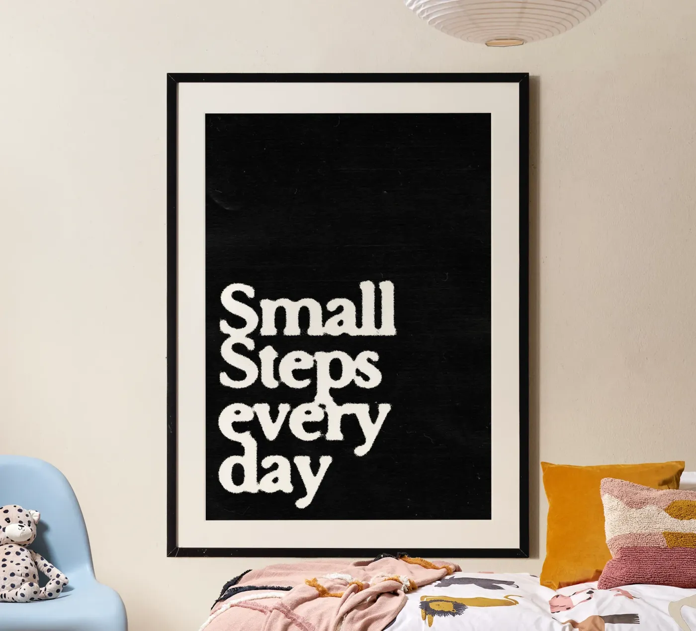 Small Step poster van QuoteFrame