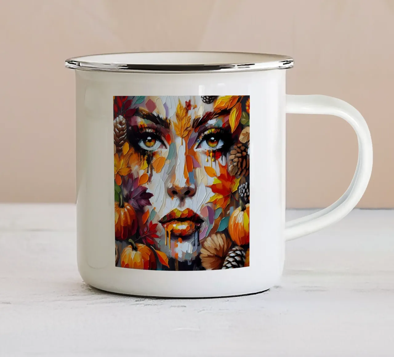 FRUTTI PROIBITI tazza in smalto da ARTOMATIC