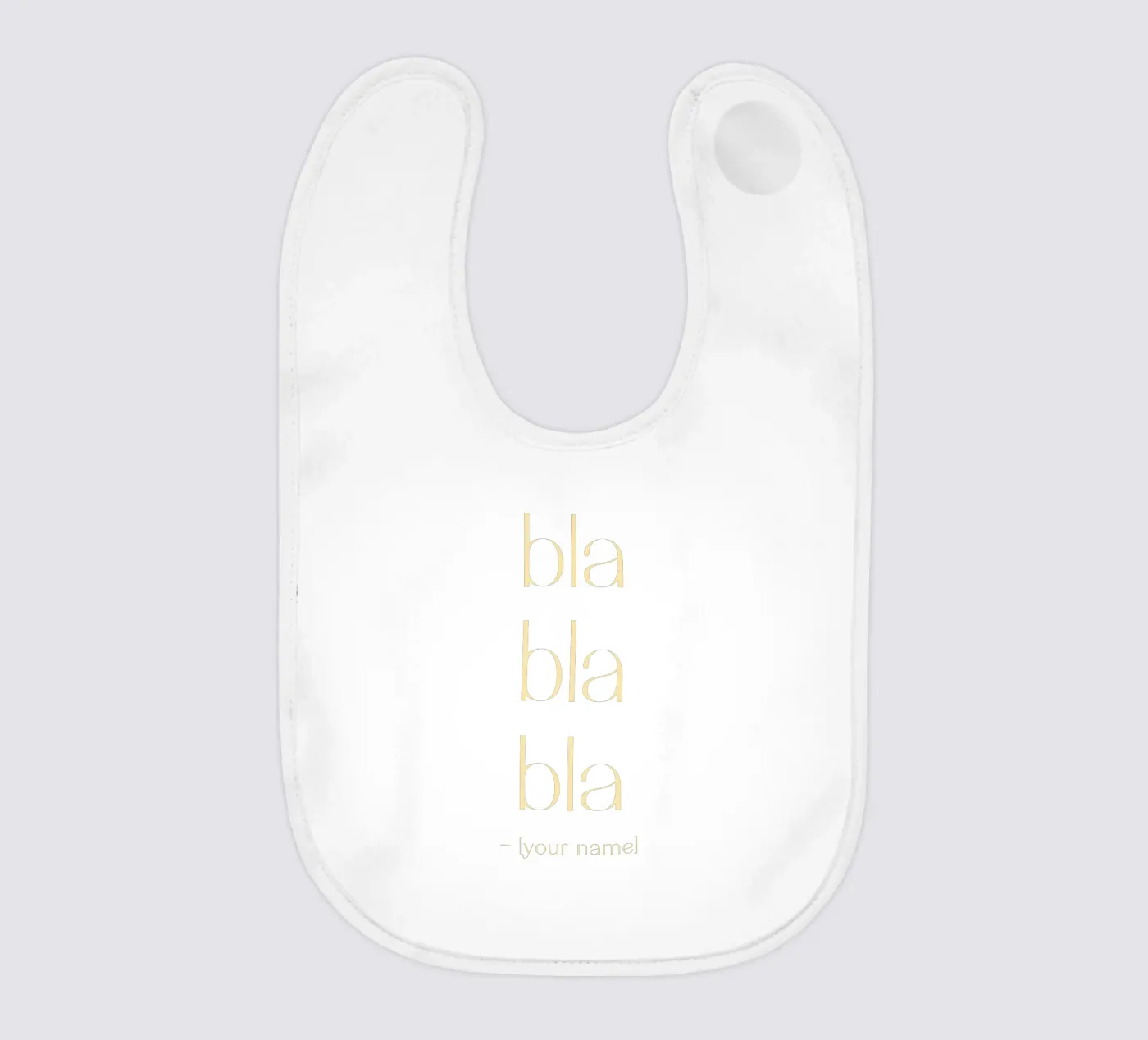bla bla bla bavaglino da Personalizable Designs
