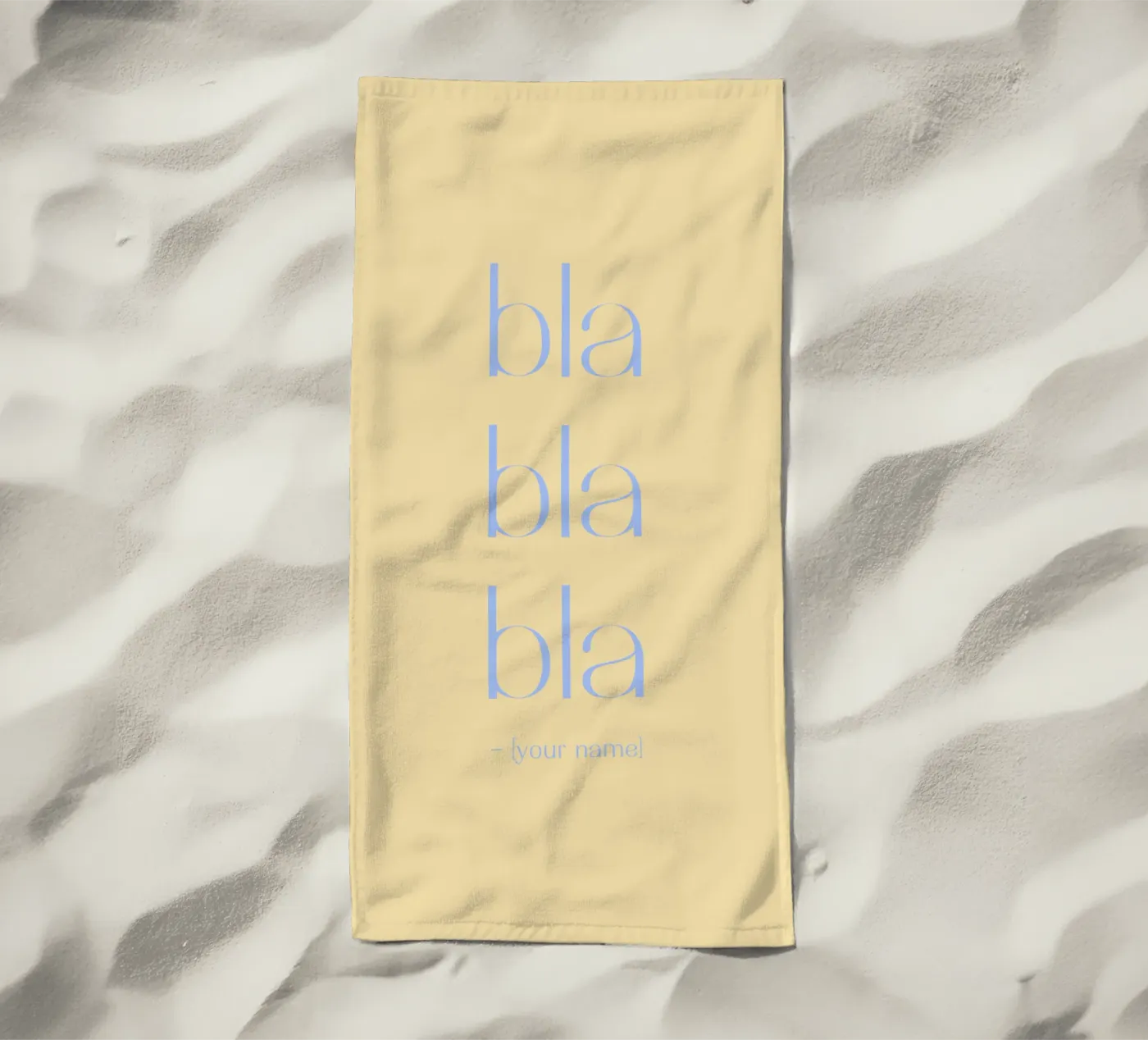 bla bla bla telo mare da Personalizable Designs