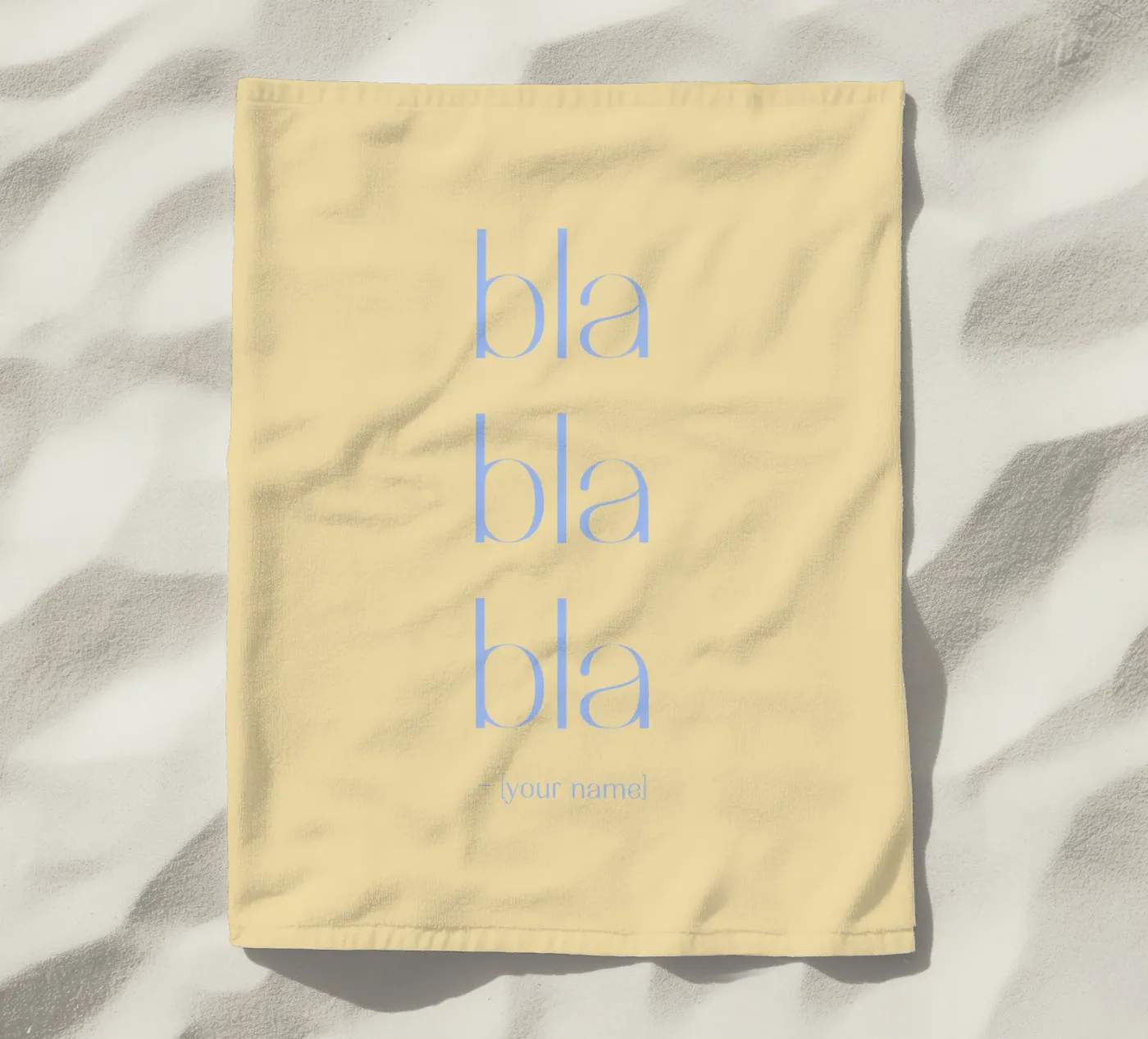 bla bla bla telo mare da Personalizable Designs