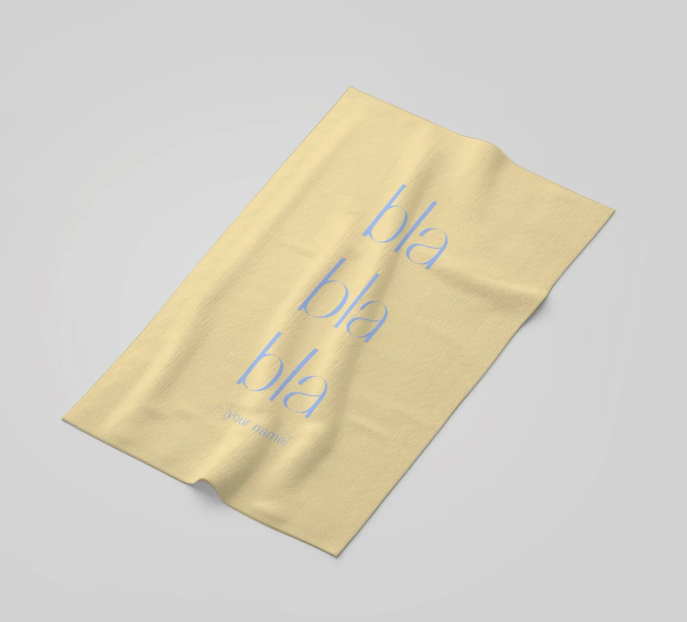 bla bla bla telo mare da Personalizable Designs