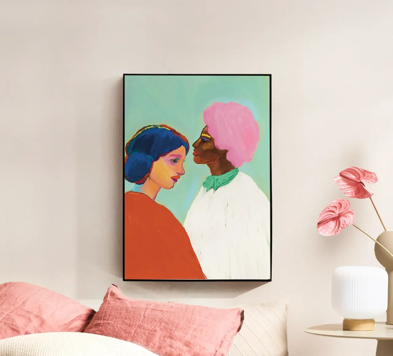 Due donne plexiglass da tainah negreiros