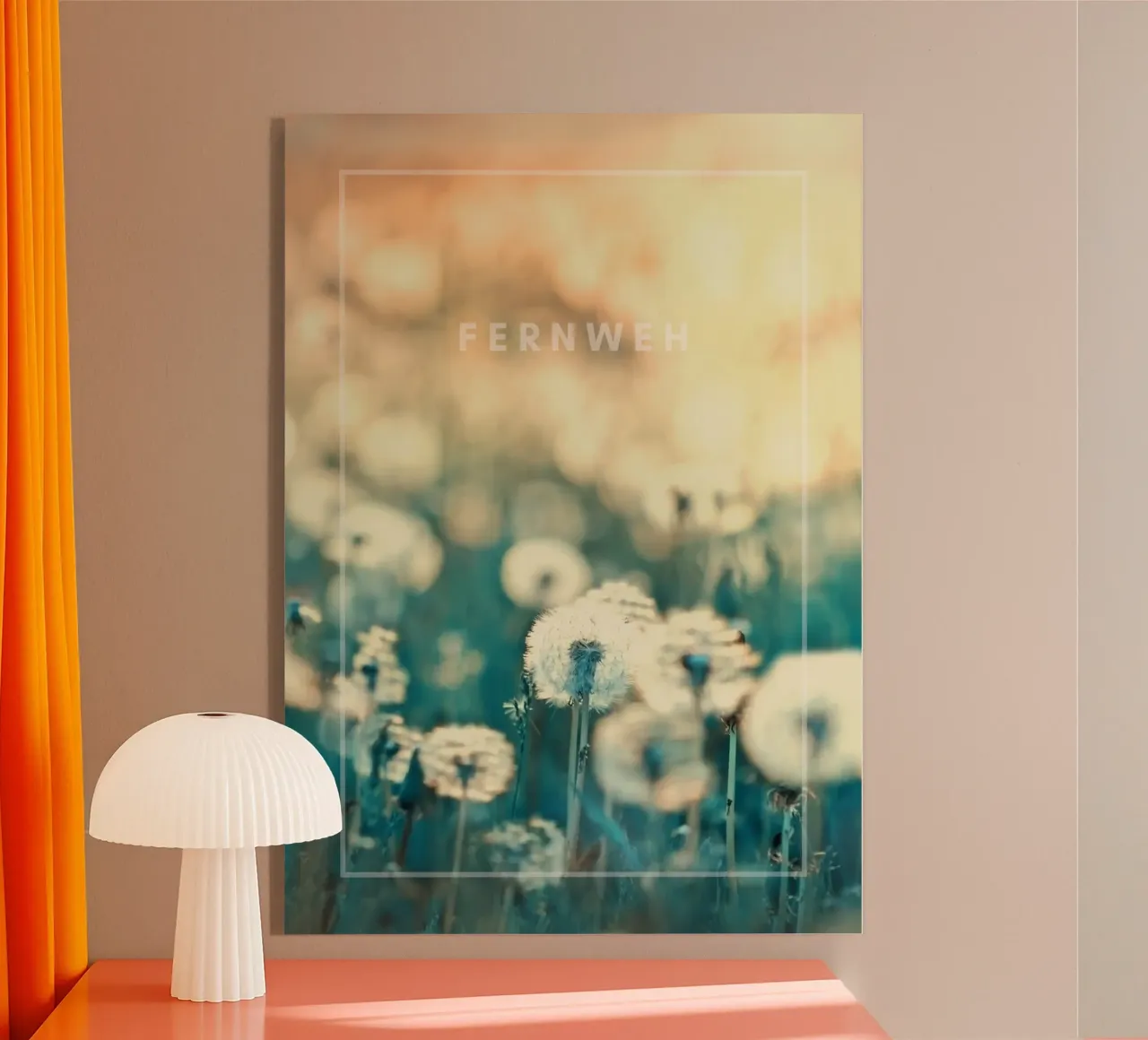 FERNWEH plexiglas de Daily Motivation