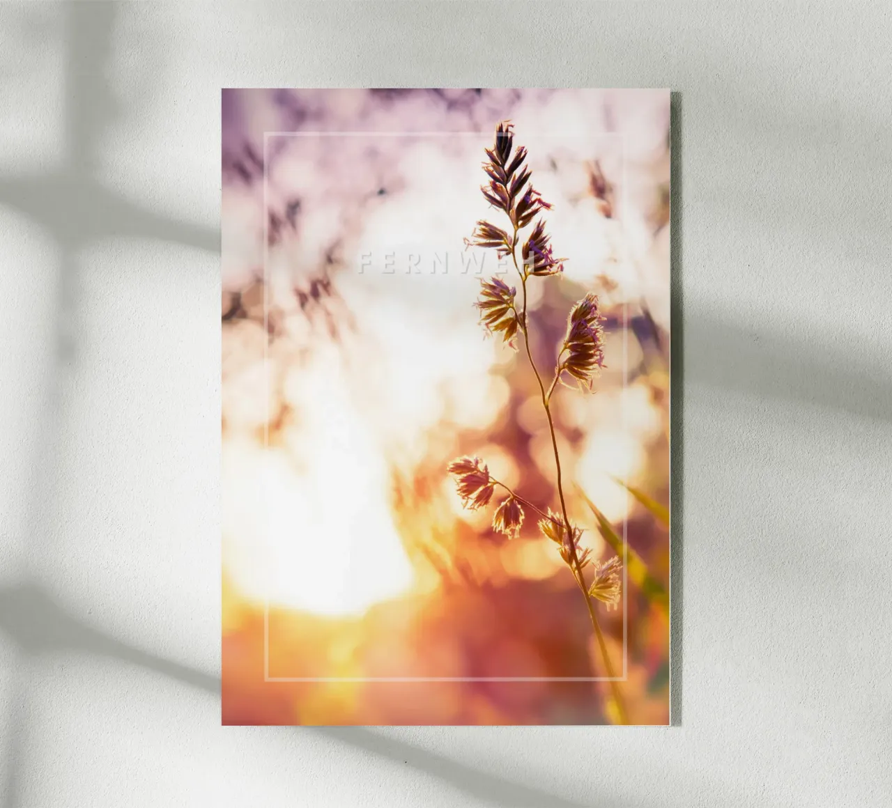 FERNWEH acrylic glass by Daily Motivation