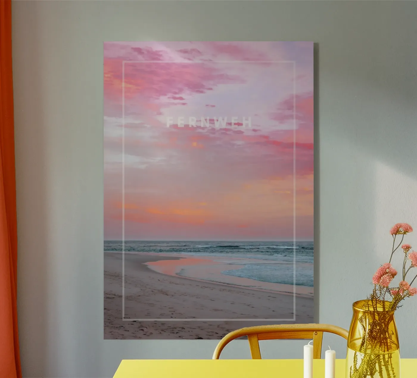 FERNWEH plexiglas de Daily Motivation