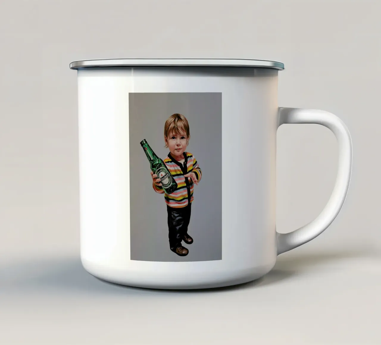 Bière Enfant Juliette tazza in smalto da Jérôme Romain