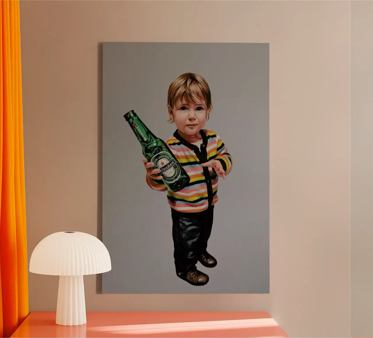 Bière Enfant Juliette tela con Cornice a cassetta da Jérôme Romain