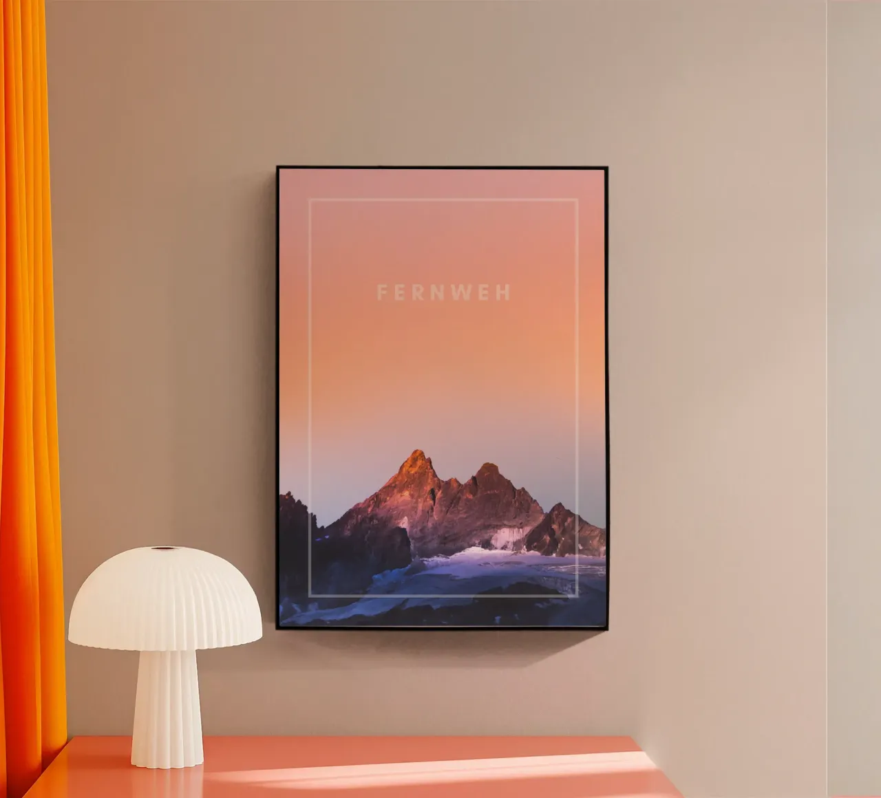 FERNWEH plexiglass da Daily Motivation