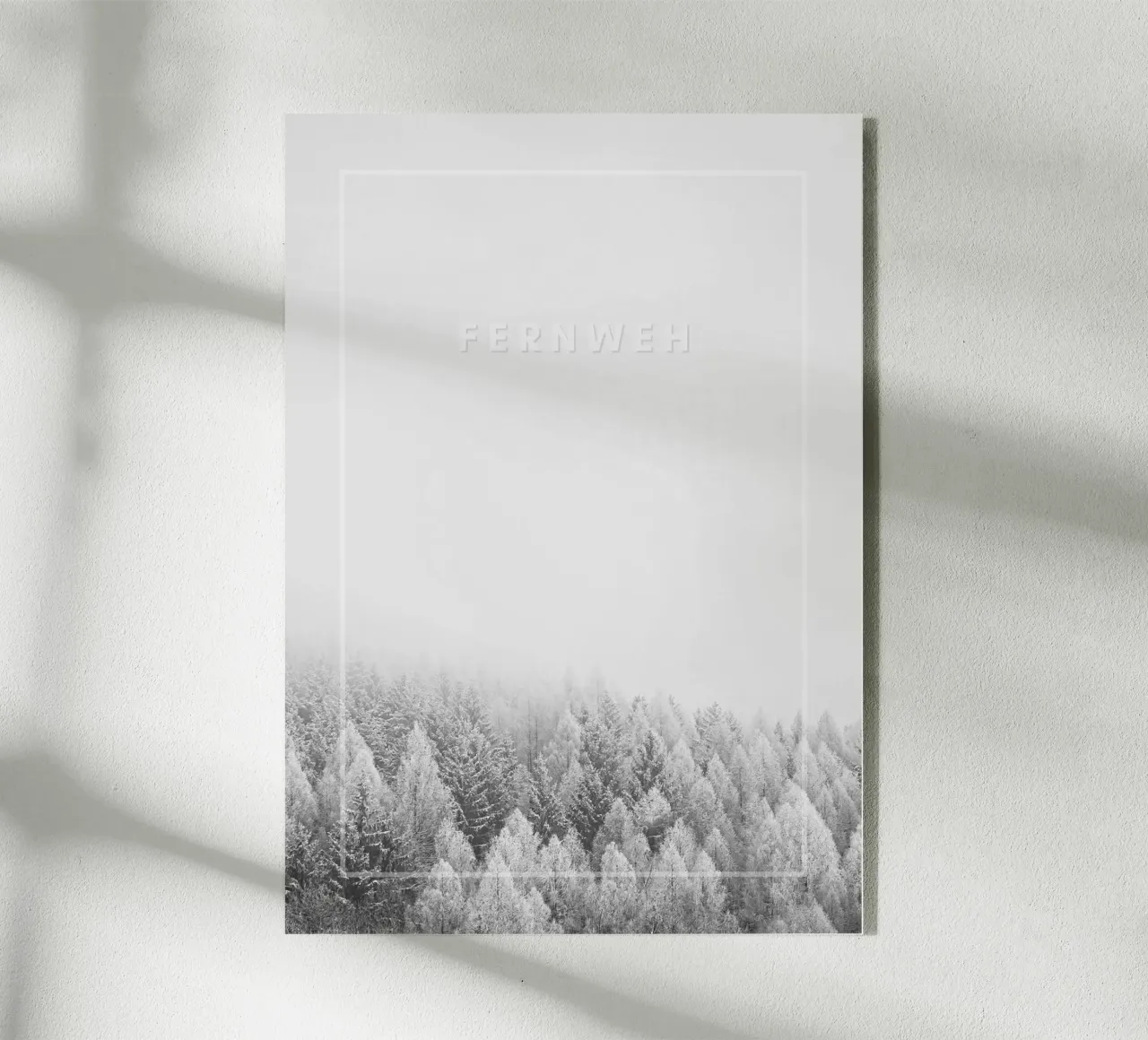 FERNWEH plexiglass da Daily Motivation