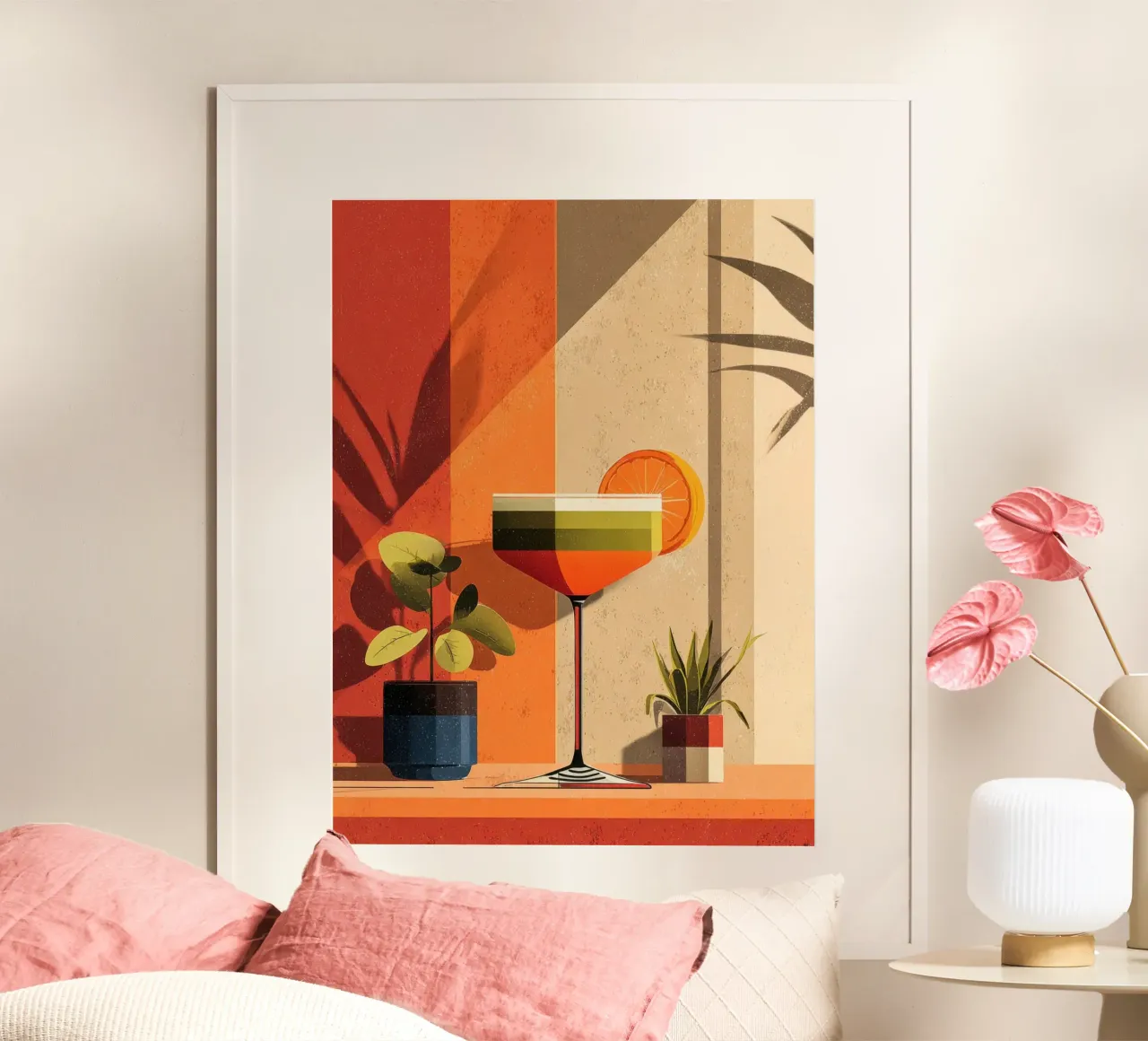 Geometric Aperitif poster da michi