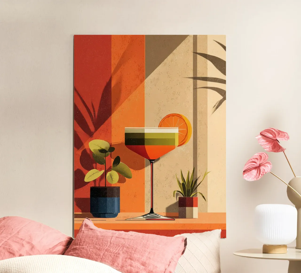 Geometric Aperitif poster da michi