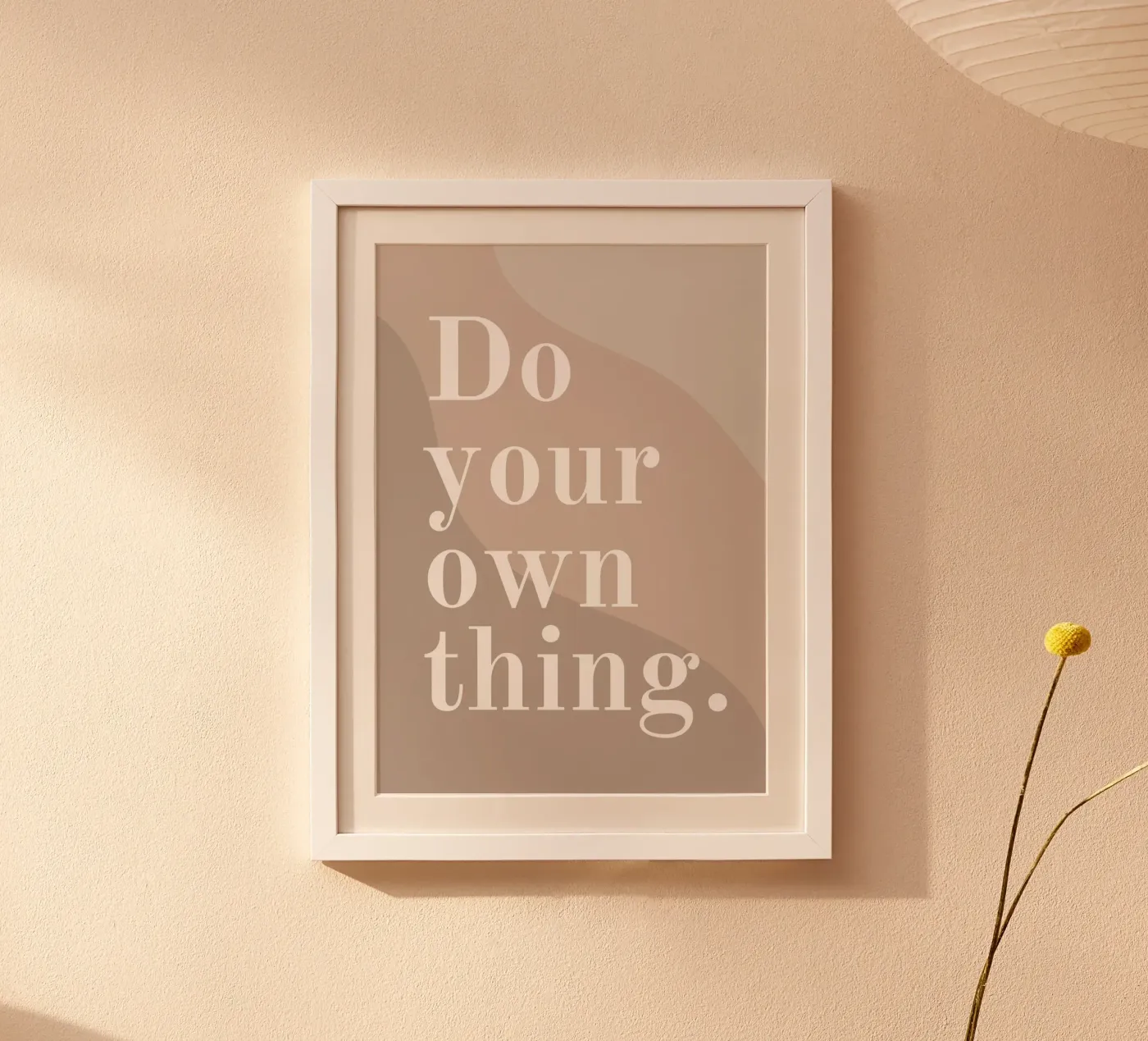DO YOUR OWN THING poster van Daily Motivation