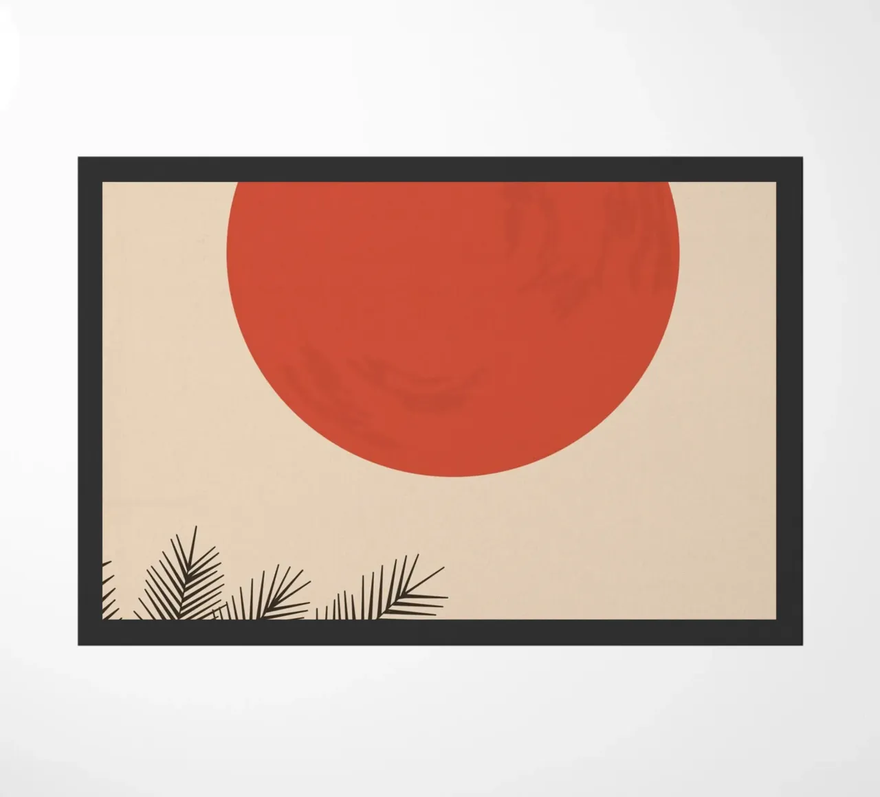 Rustige stemming deurmat van zeriayam