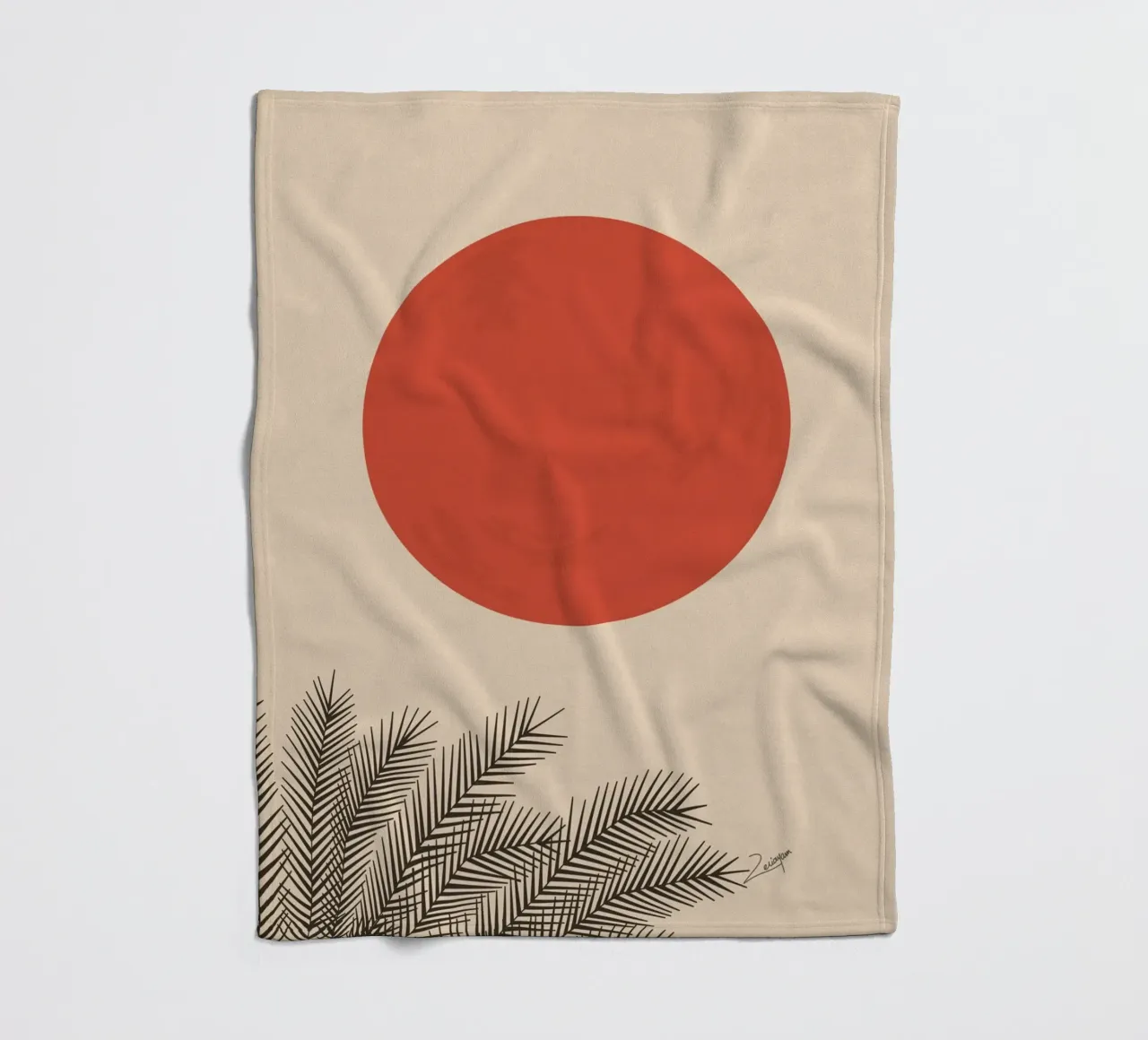 Rustige stemming fleecedeken van zeriayam