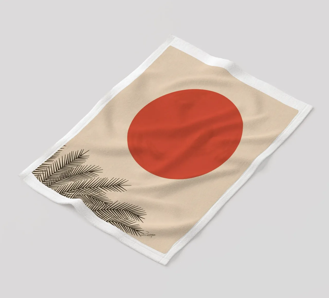 Rustige stemming fleecedeken van zeriayam