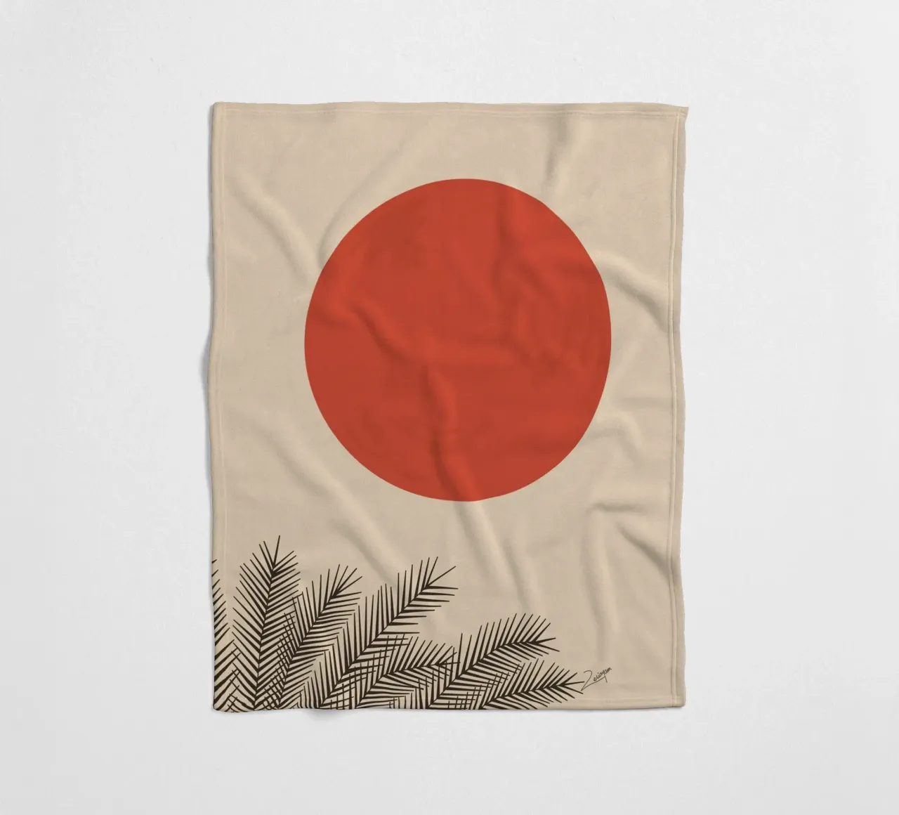 Rustige stemming fleecedeken van zeriayam