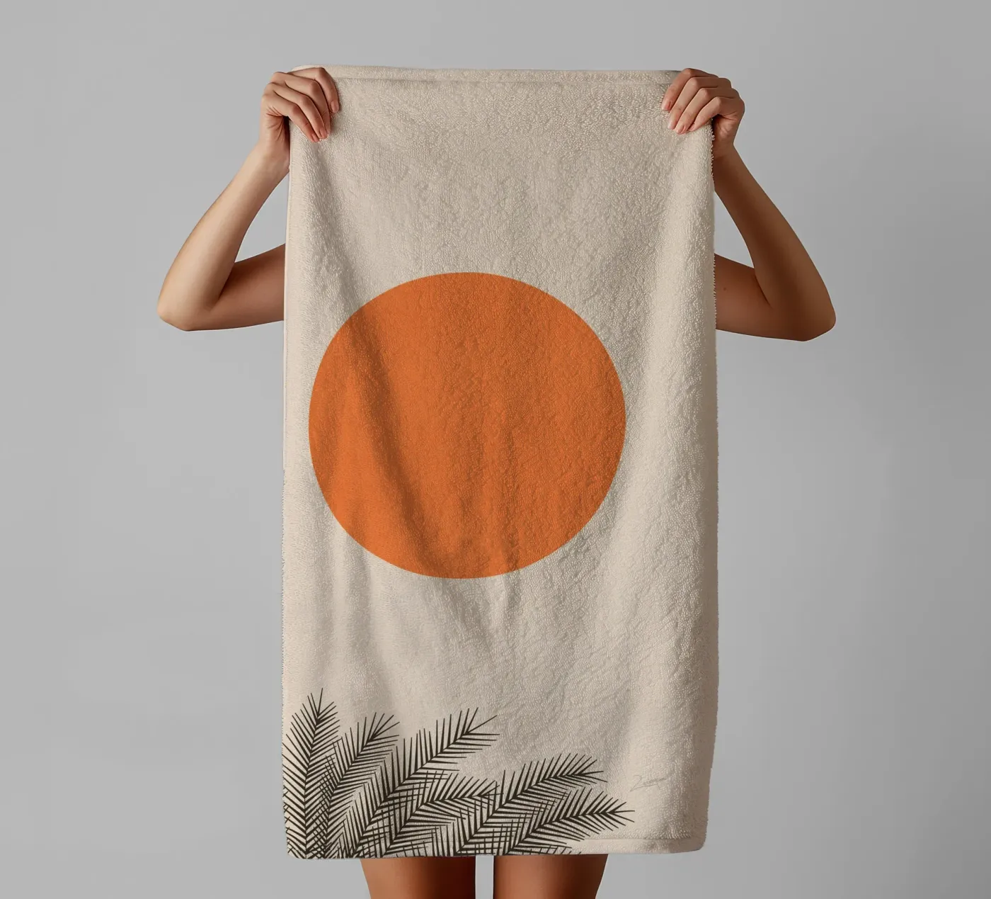 Quiet Mood serviette de bain de zeriayam