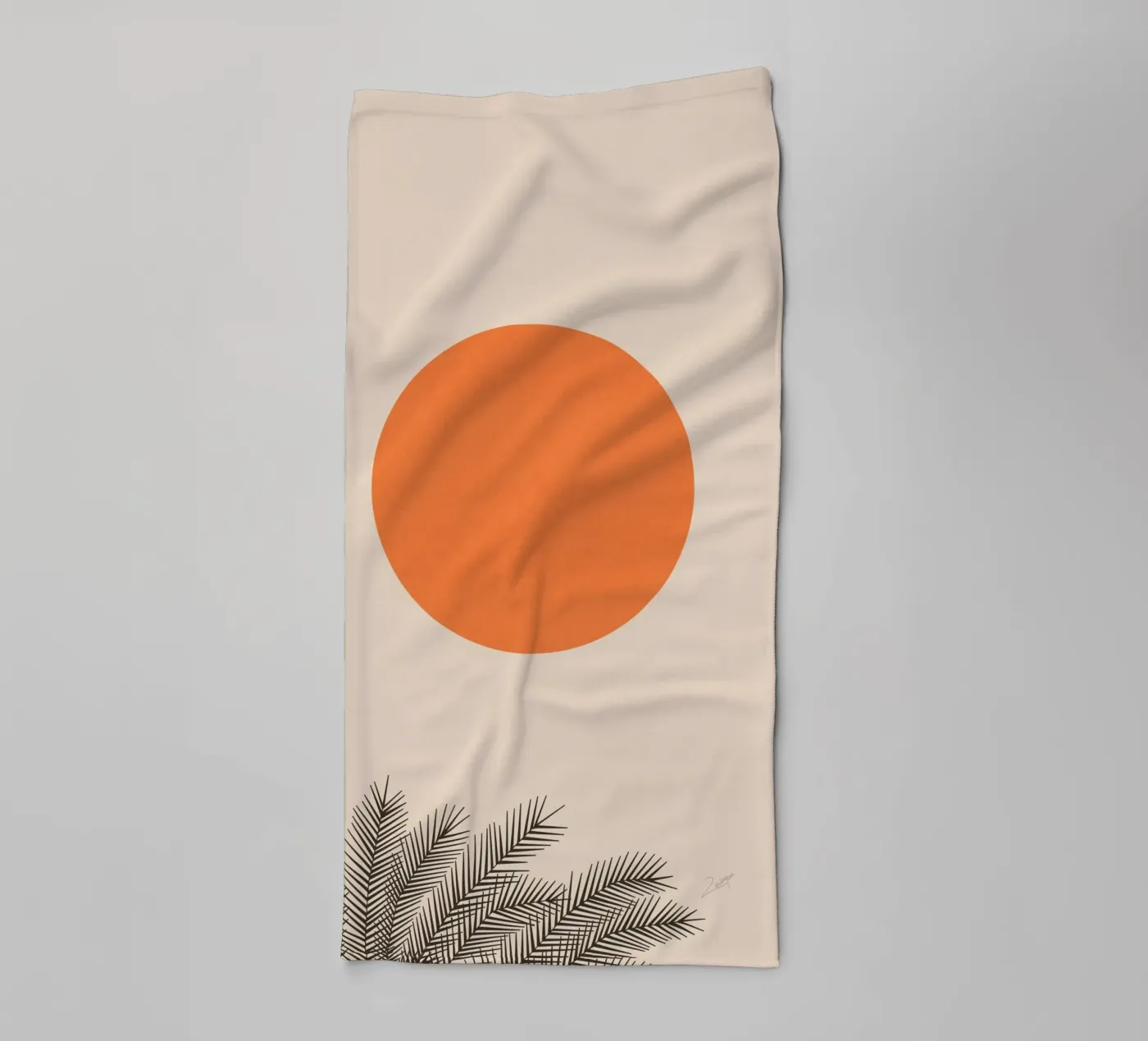 Quiet Mood serviette de bain de zeriayam