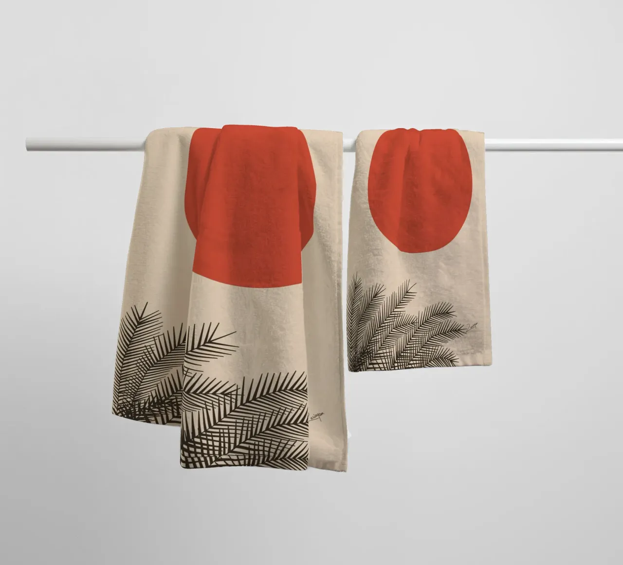 Rustige stemming badhanddoek van zeriayam