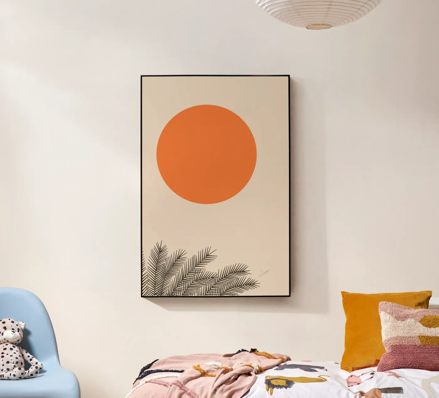 Rustige stemming acryl van zeriayam