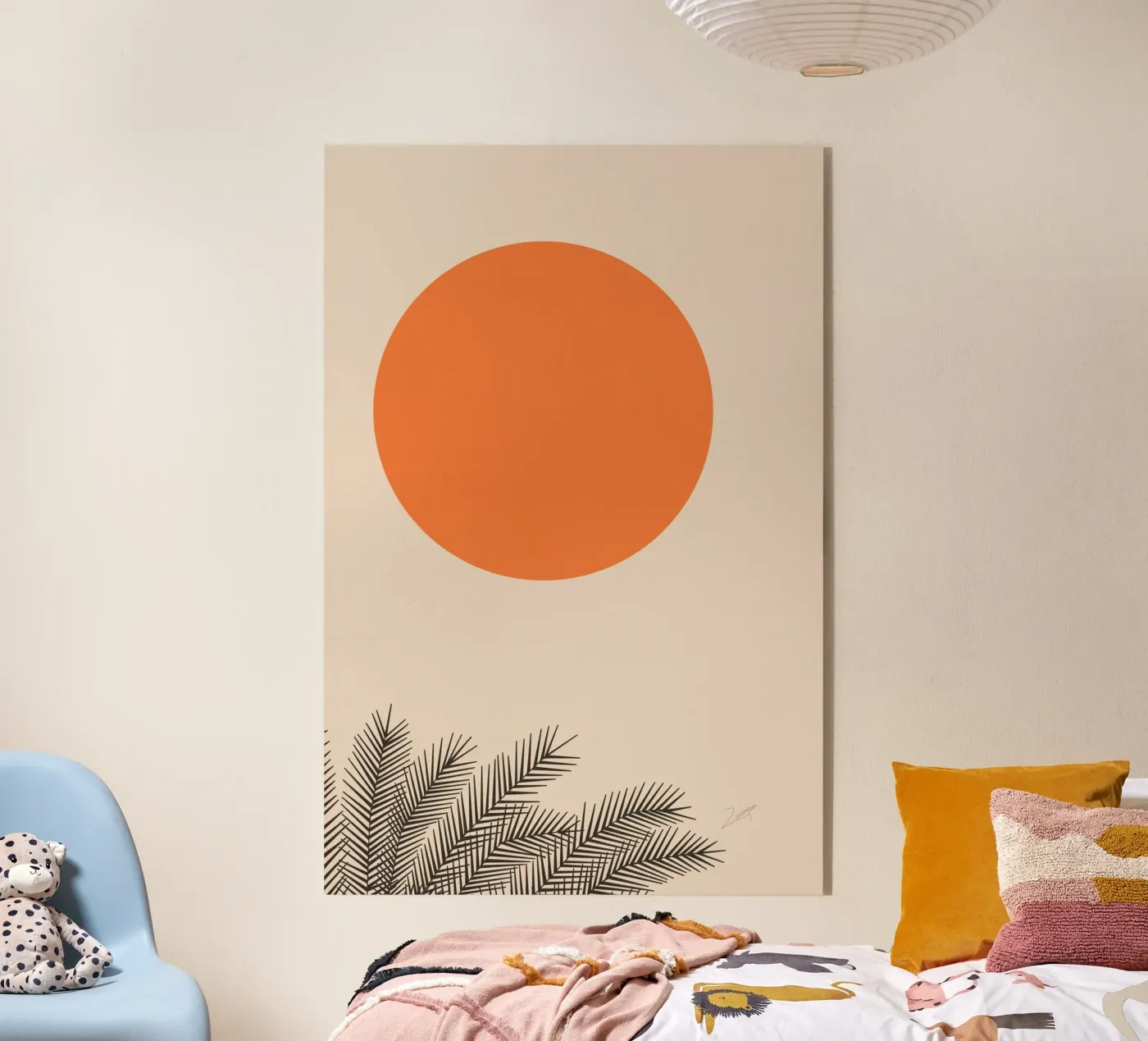 Rustige stemming acryl van zeriayam