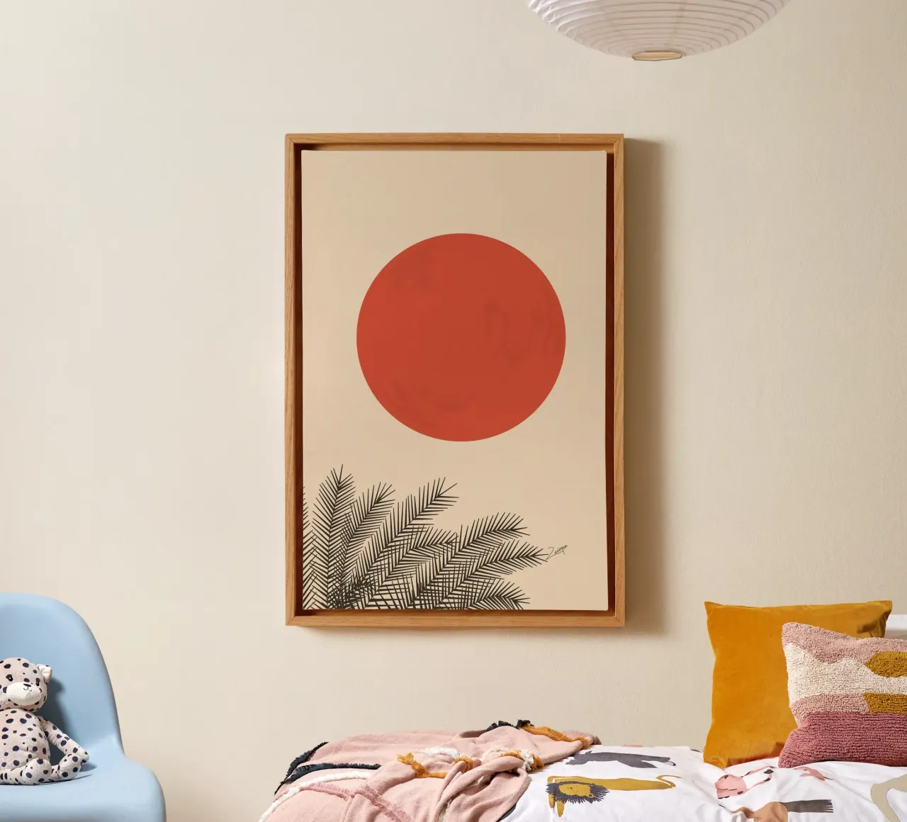 Rustige stemming canvas van zeriayam