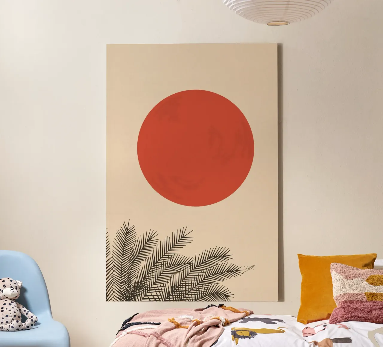 Rustige stemming canvas van zeriayam