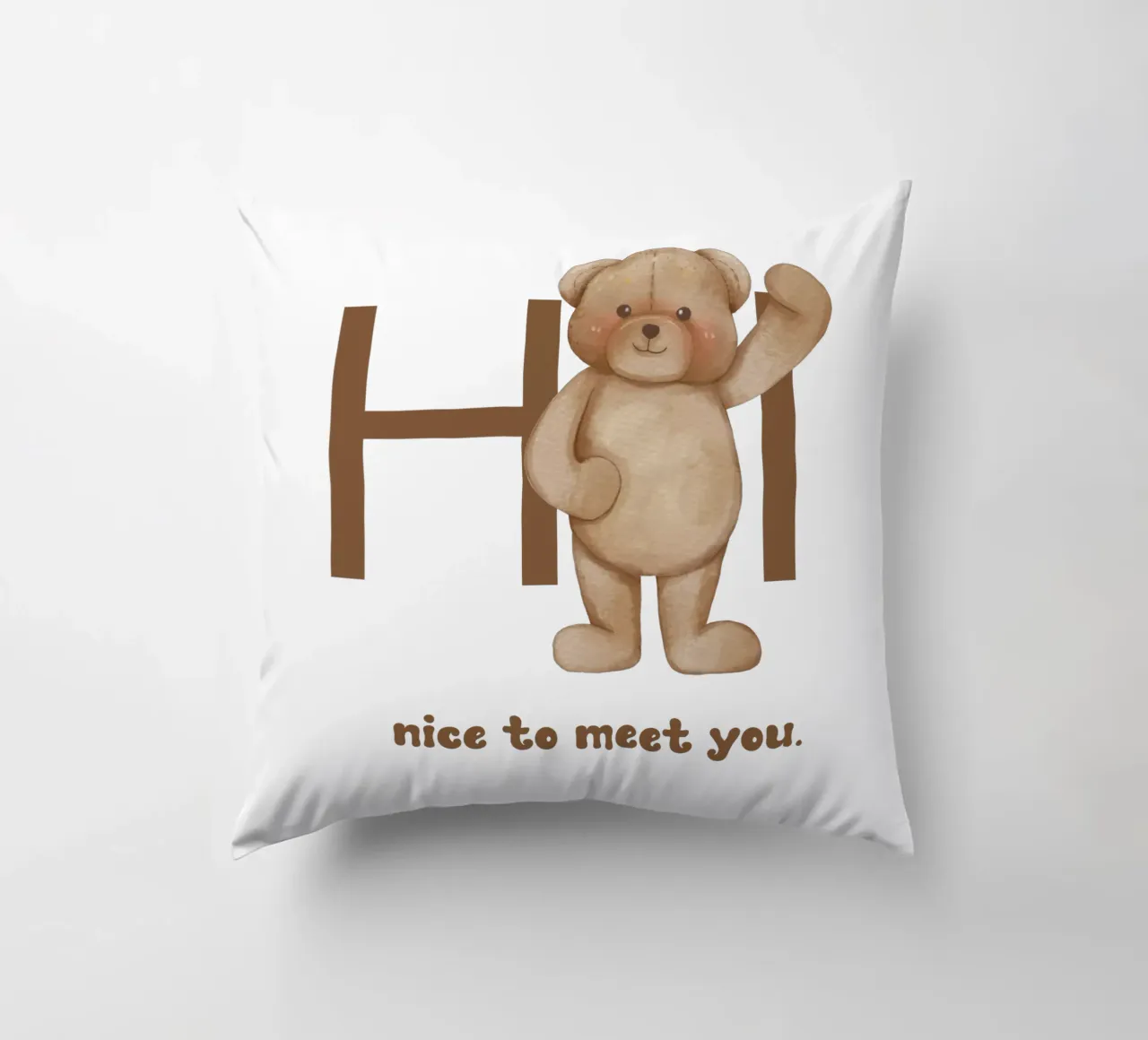 Abbracci dell'orso cuscino da DesignArt