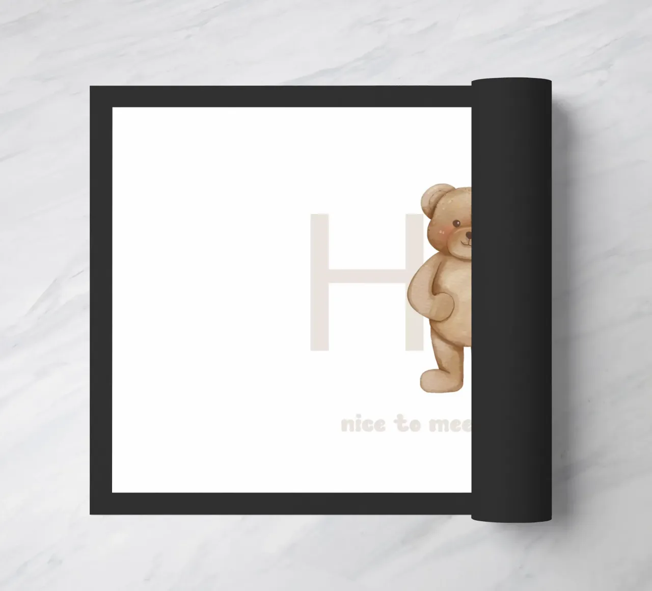 Abbracci dell'orso zerbino da DesignArt