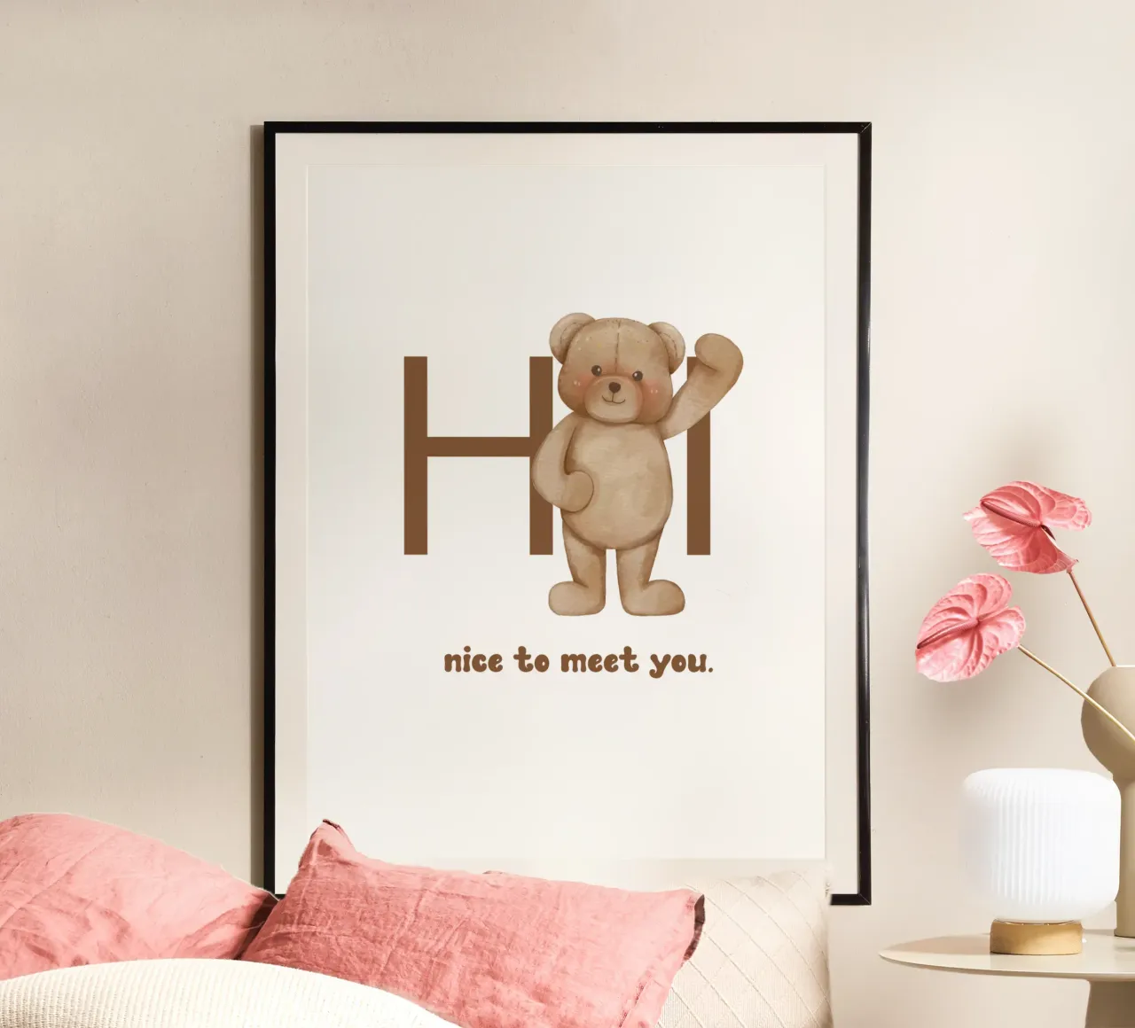 Abbracci dell'orso carta hahnemühle da DesignArt