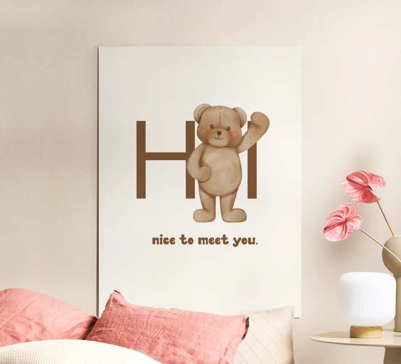 Abbracci dell'orso carta hahnemühle da DesignArt