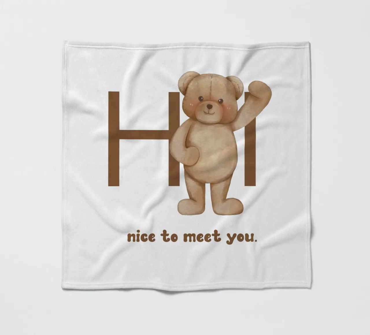 Abbracci dell'orso coperta in pile da DesignArt
