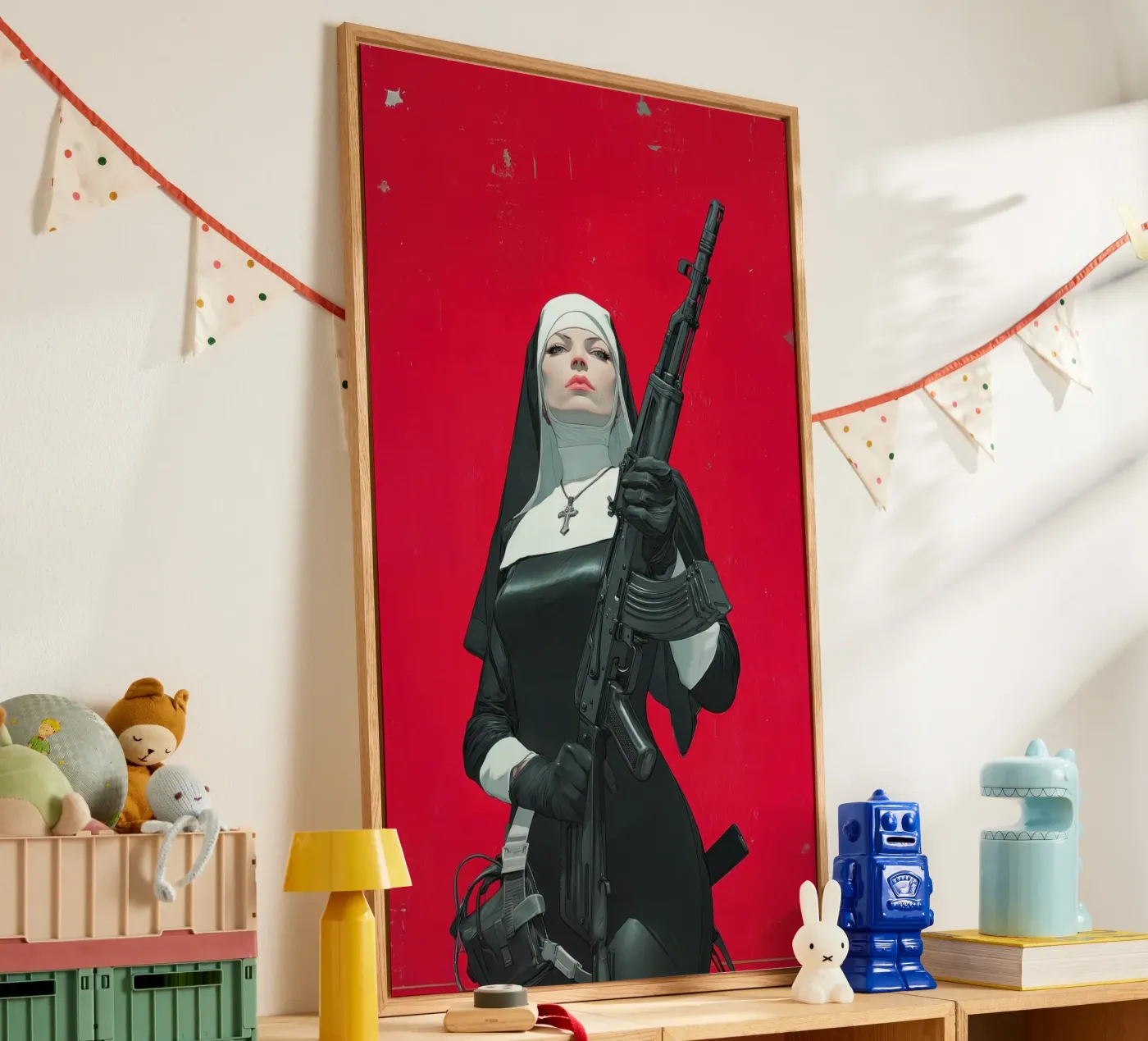 Nun plexiglas de Art Unleashed