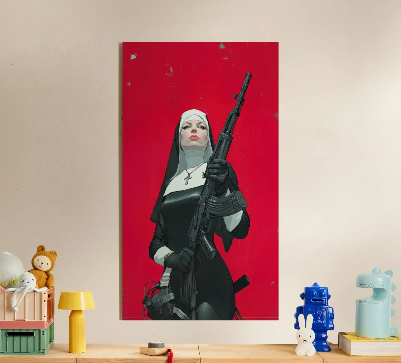 Nun plexiglas de Art Unleashed