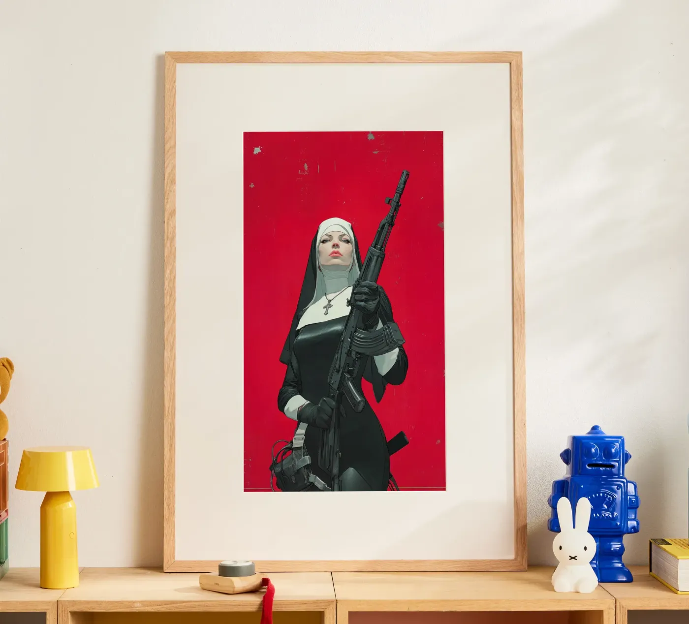 Nun poster by Art Unleashed