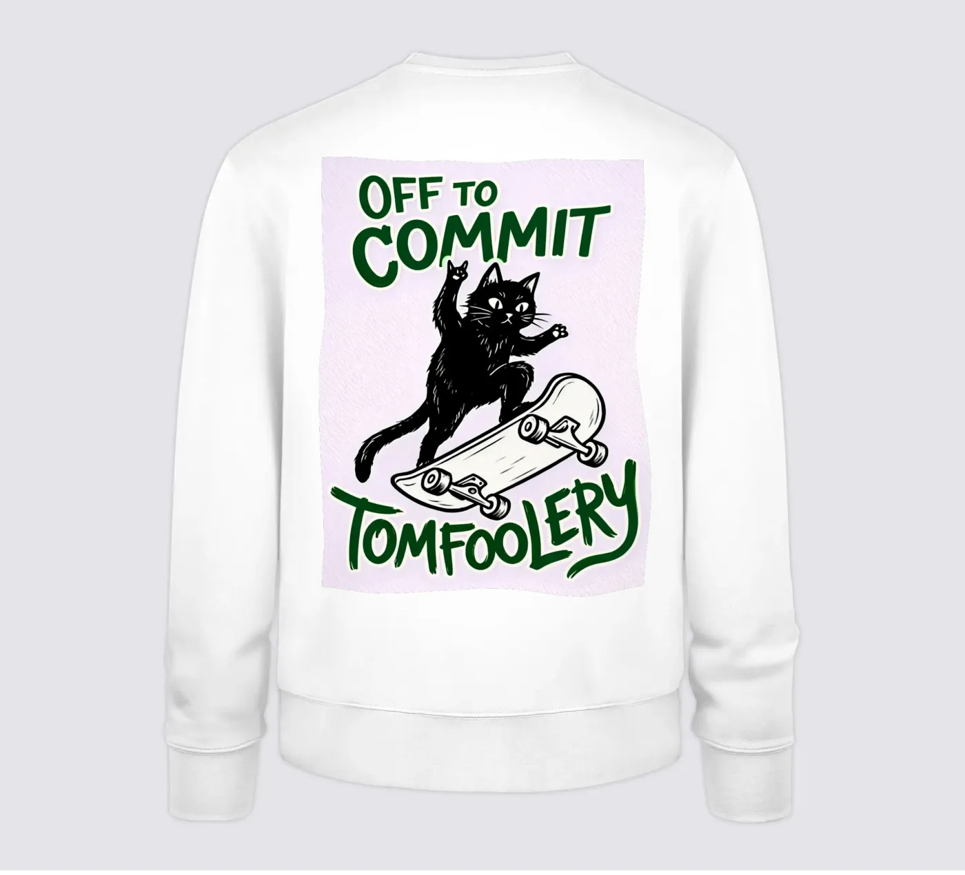 off to commit tomfoolery Sweatshirt von boeboe