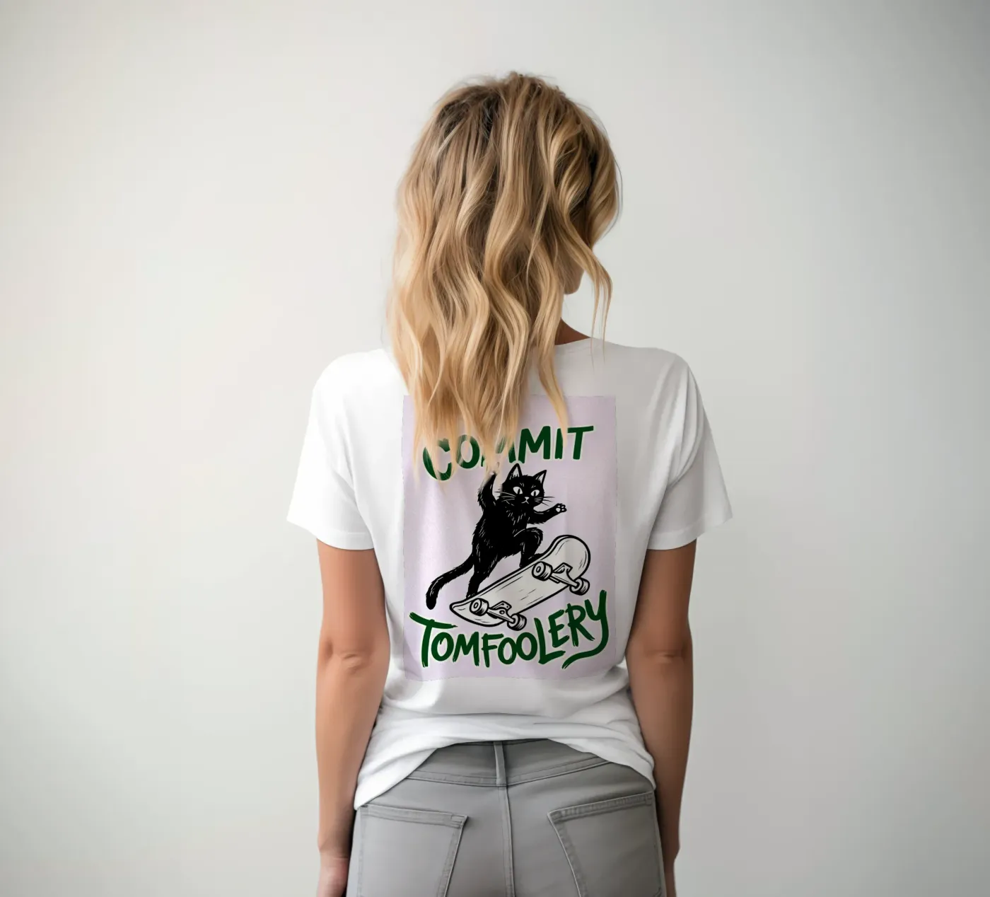 off to commit tomfoolery t-shirt van boeboe
