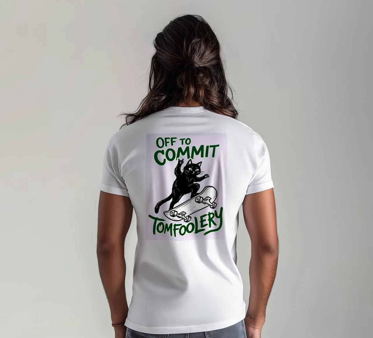 off to commit tomfoolery t-shirt by boeboe