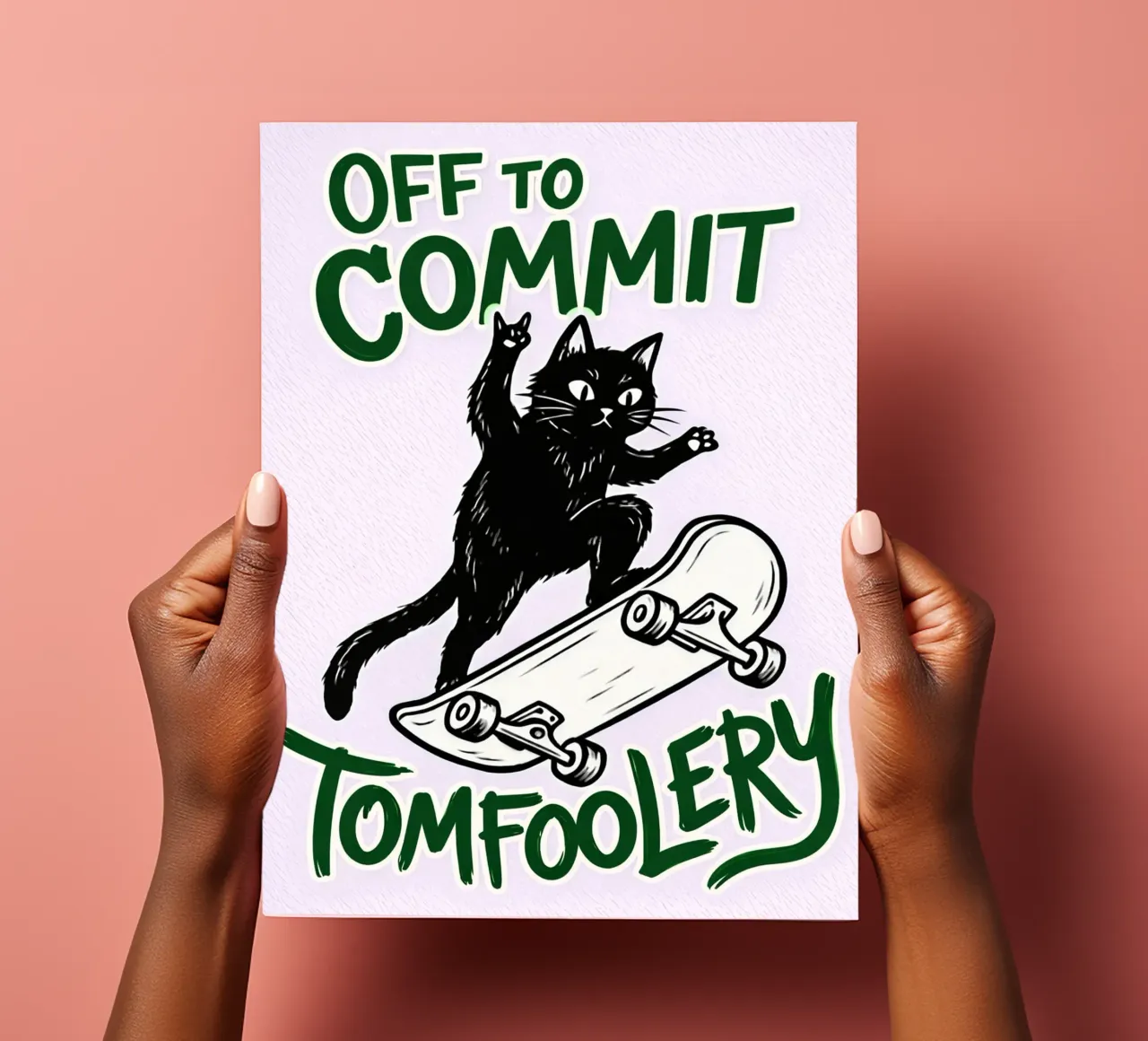 off to commit tomfoolery sticker sheet by boeboe