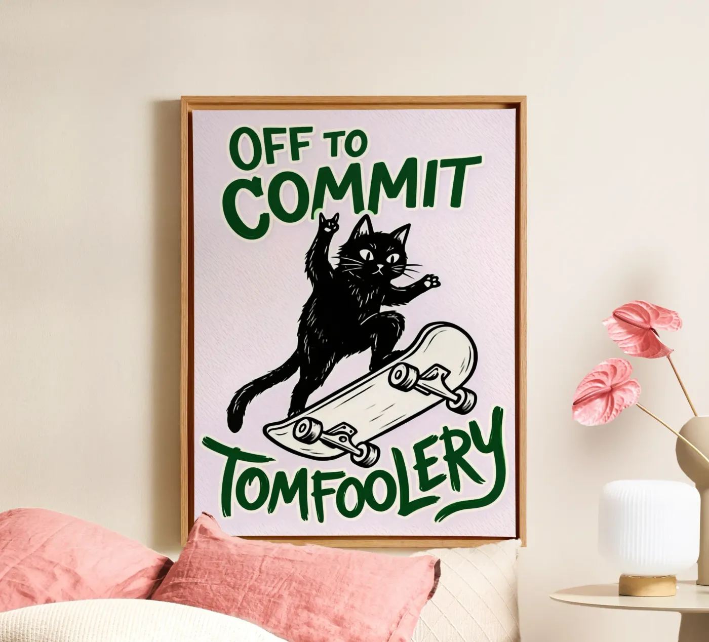 off to commit tomfoolery tela da boeboe