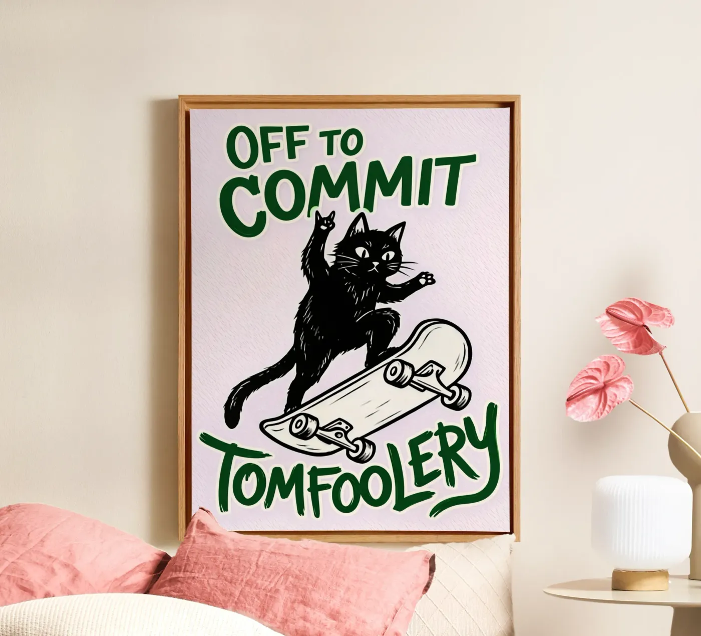 off to commit tomfoolery canvas by boeboe