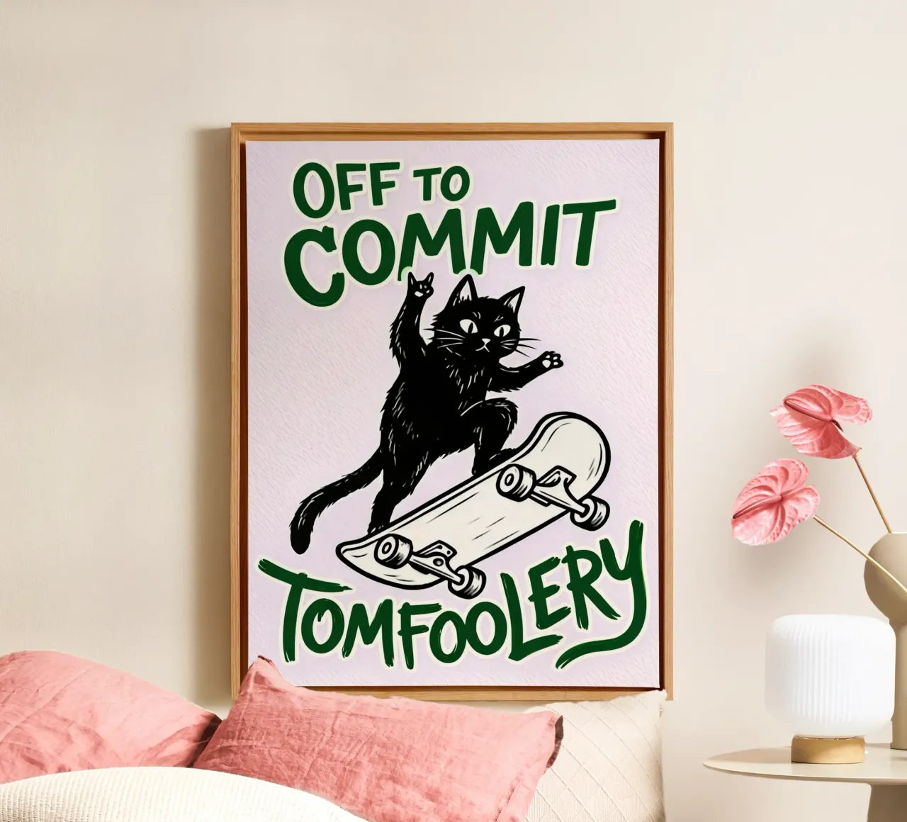 off to commit tomfoolery canvas by boeboe