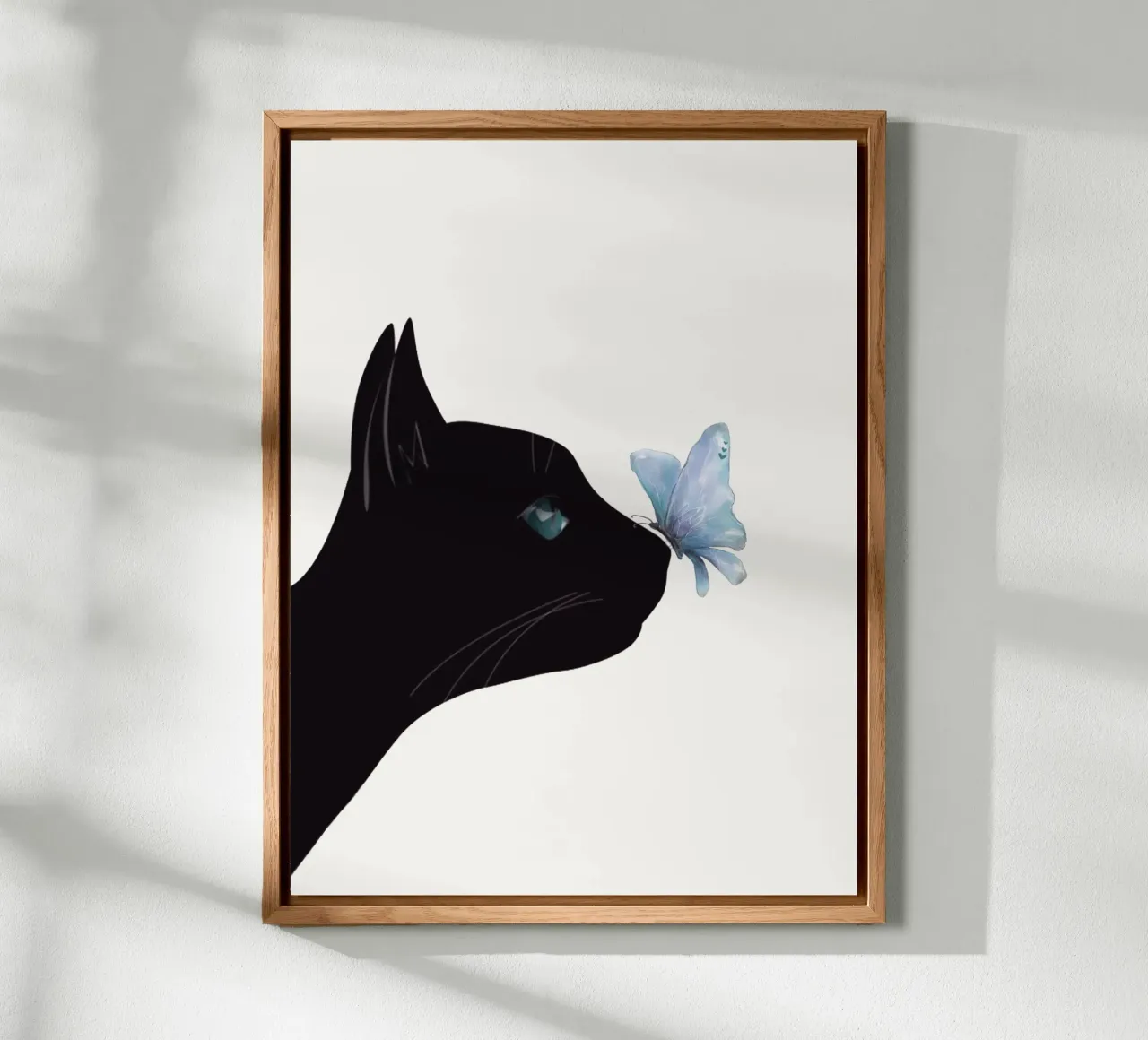 Cat and Butterfly pannello forex da Nadjaa